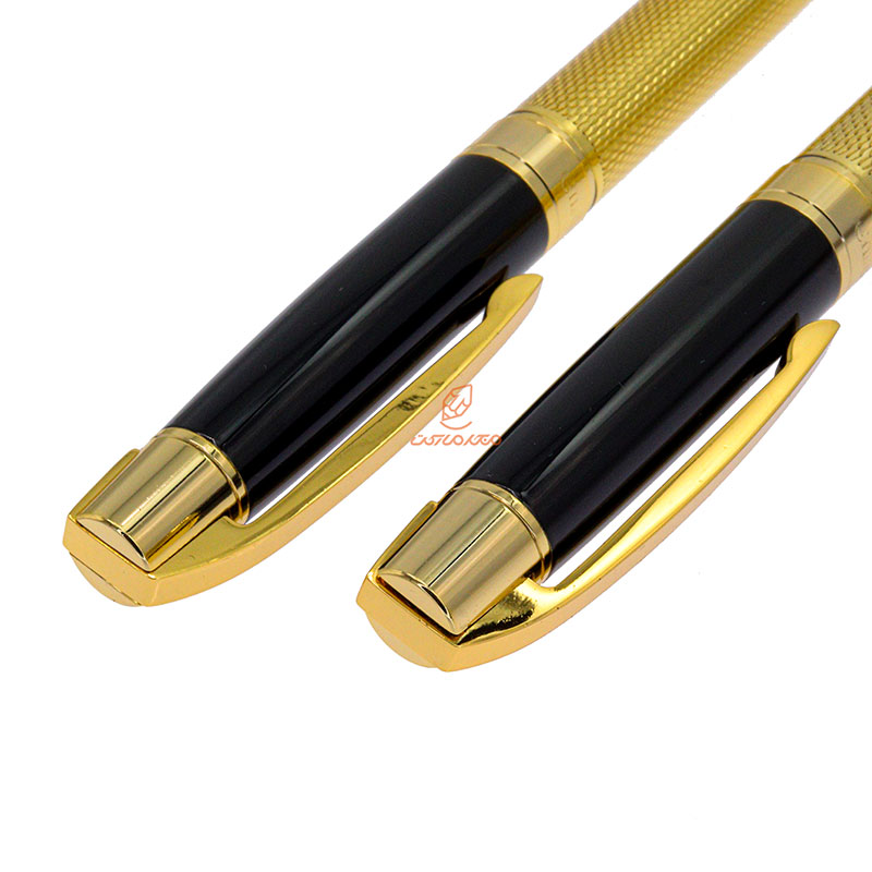 ست خودکار خودنویس طلایی مشکی یوروپن مدل CLAN (7)