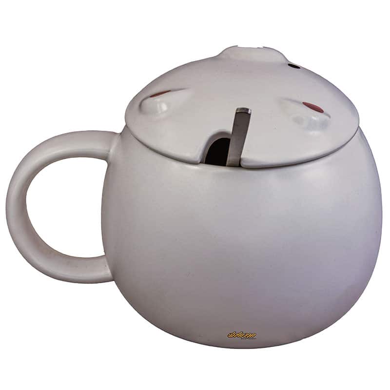 ماگ فانتزی سفید طرح برجسته نهنگ (2)