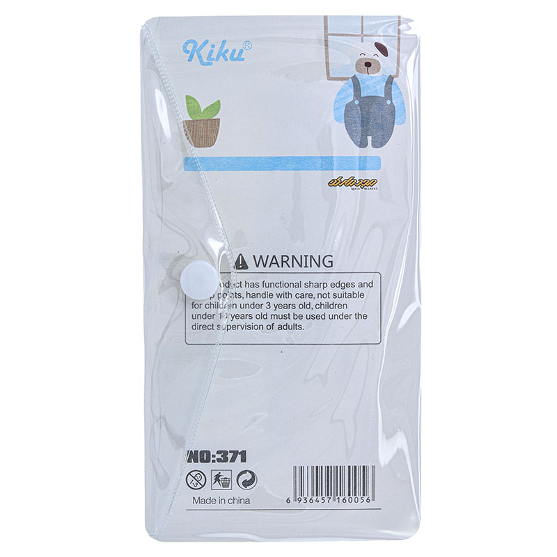 قیچی فانتزی غلاف دار آبی کیکو کد 371 (4)