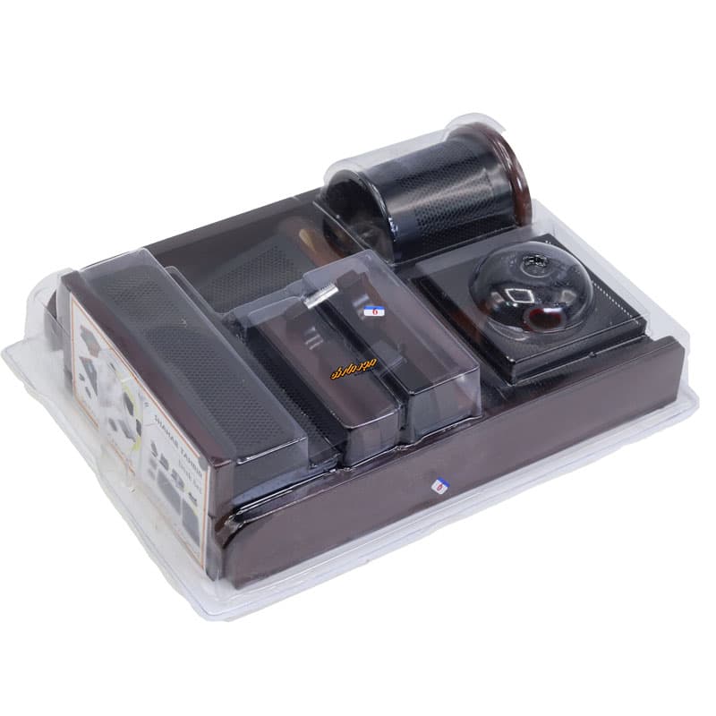 سرویس اداری رومیزی چوب و فلز قهوه ای کد 9 شهاب تحریر (1)