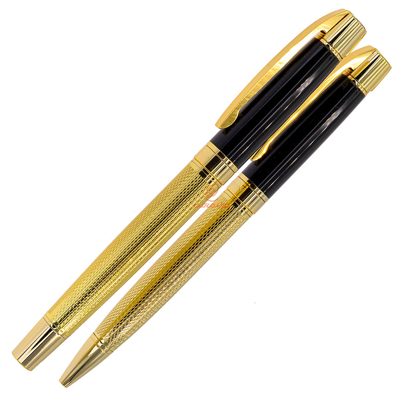 ست خودکار خودنویس طلایی مشکی یوروپن مدل CLAN (5)