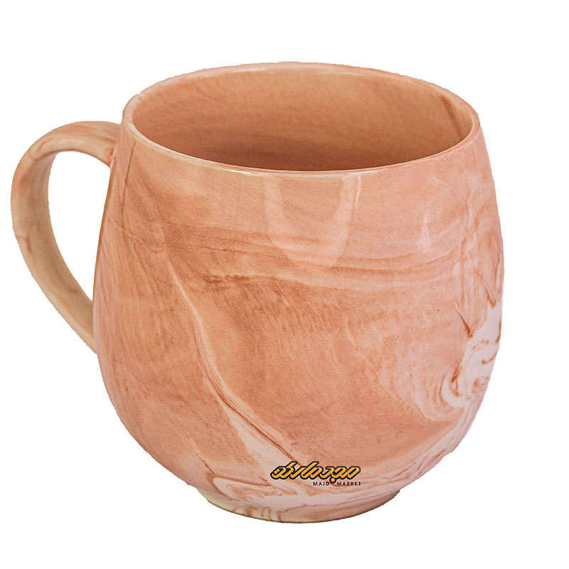 ماگ فانتزی صورتی آبرنگی طرح یونیکورن و قلب (2)