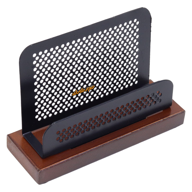 سرویس اداری رومیزی چوب و فلز قهوه ای کد 7 شهاب تحریر (10)