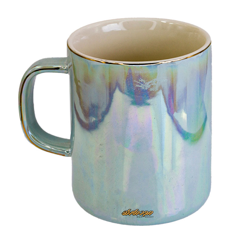 ماگ ساده هفت رنگی متالیک