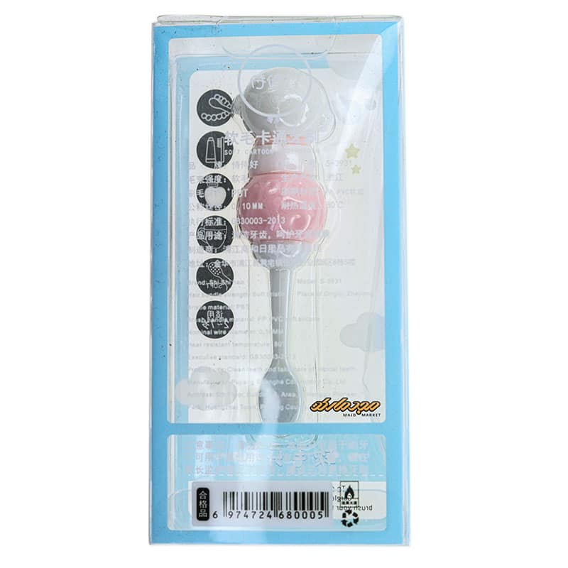 مسواک فانتزی طرح دایناسور سبز زرد (10)