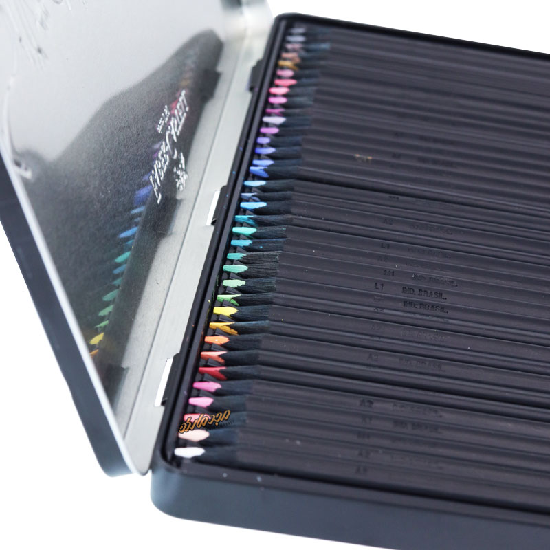 مداد رنگی 36 رنگ فلزی Black Edition فابرکاستل (7)