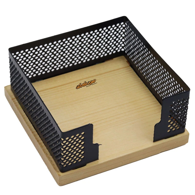 سرویس اداری رومیزی چوب و فلز کرمی کد 8 شهاب تحریر (10)