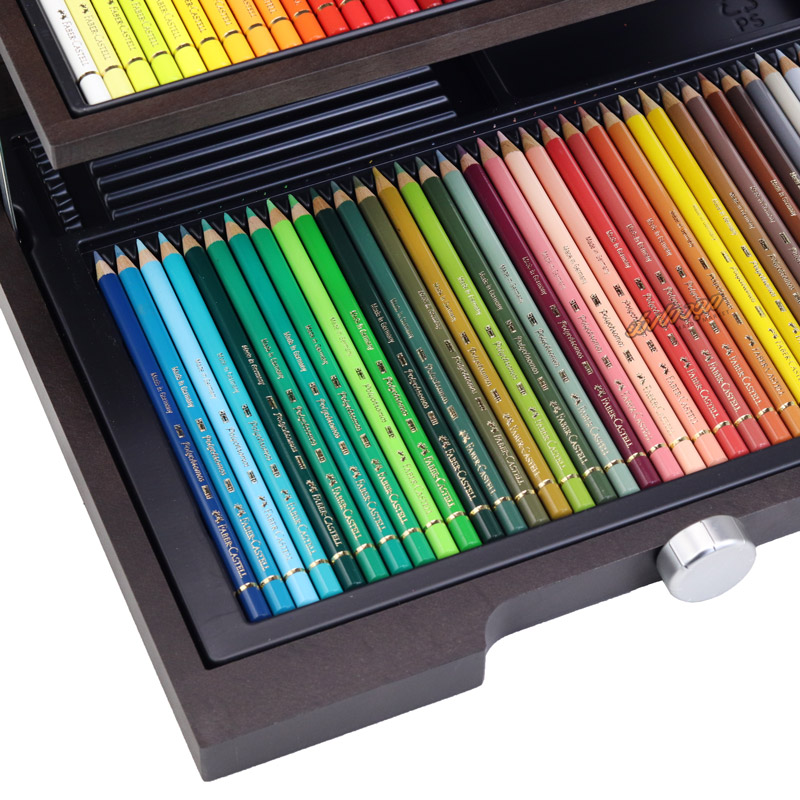 مداد رنگی 72 رنگ جعبه چوبی پلی کروموس فابر کاستل (9)