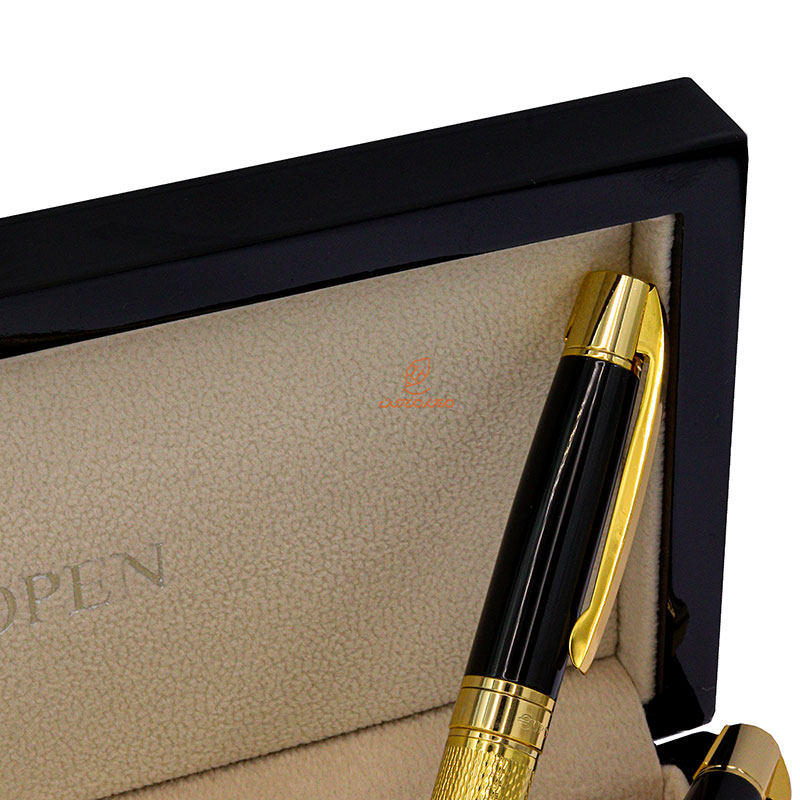ست خودکار خودنویس طلایی مشکی یوروپن مدل CLAN (4)