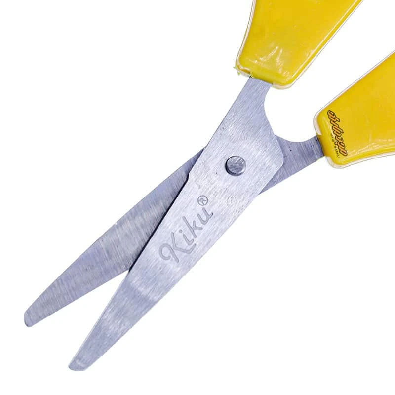 قیچی فانتزی غلاف دار زرد طرح اسب دریایی کیکو کد 371 (1)