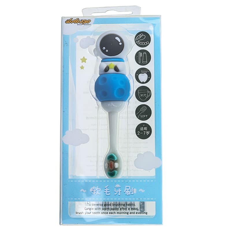 مسواک فانتزی طرح فضانورد آبی (4)