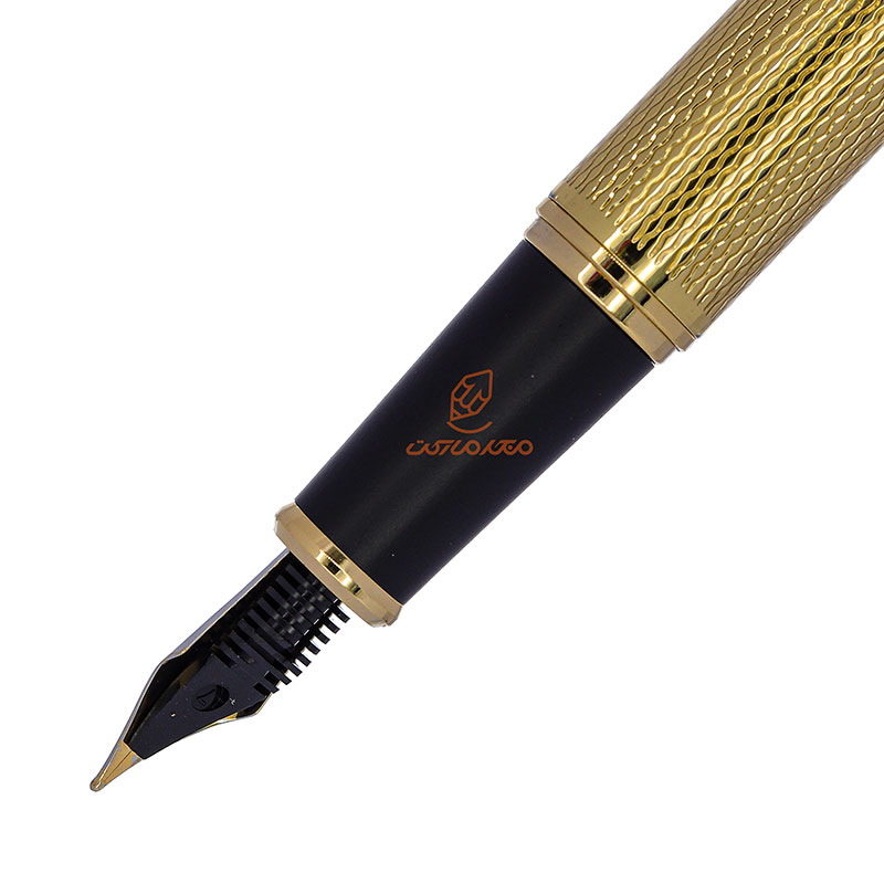 خودنویس طلایی سرمه ای یوروپن مدل CLAN (5)