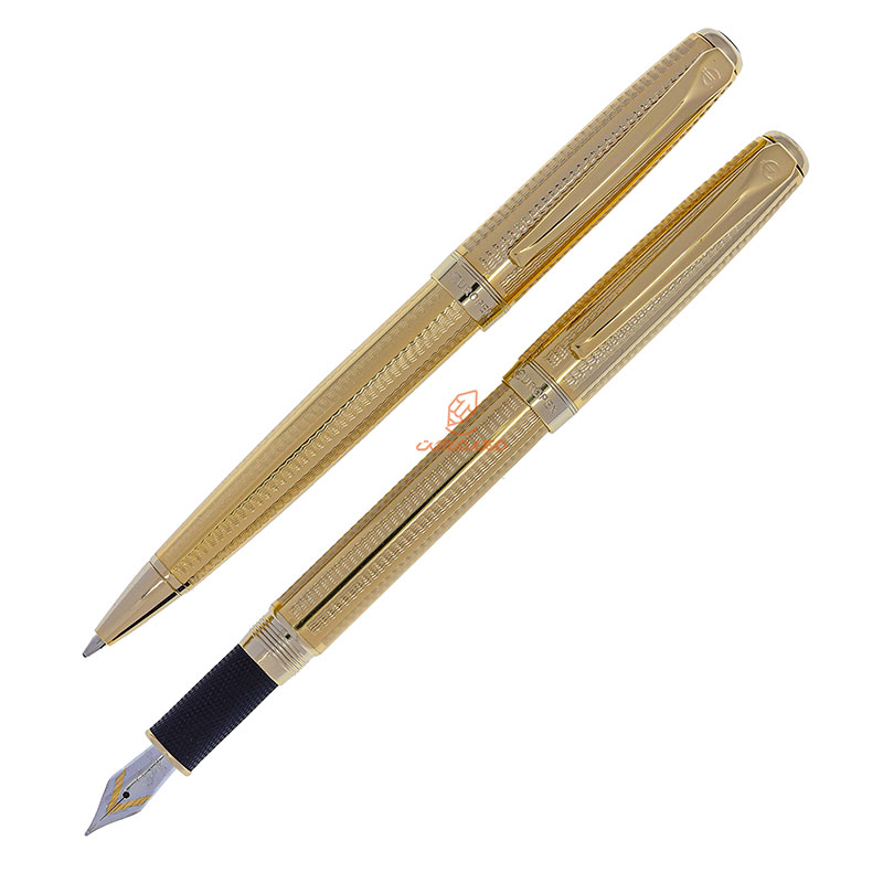 ست خودکار خودنویس طلایی یوروپن مدل CLUB (7)