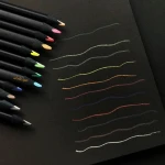 مداد رنگی 36 رنگ فلزی Black Edition فابرکاستل