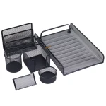 سرویس اداری رومیزی توری فلزی 6 تکه 63580 DGG (1)