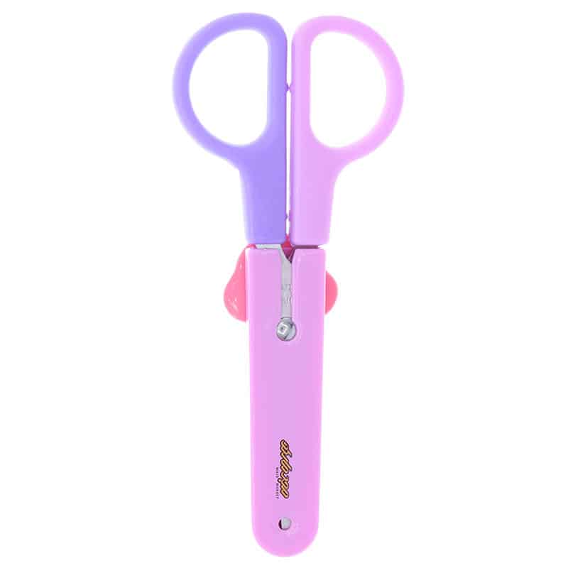 قیچی فانتزی غلاف دار بنفش طرح پنجه کیکو کد 671 (4)