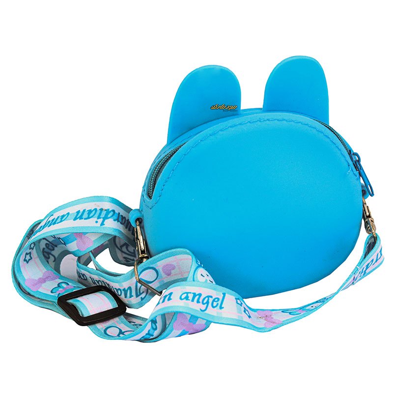 کیف سیلیکونی آبی طرح خرگوش (2)