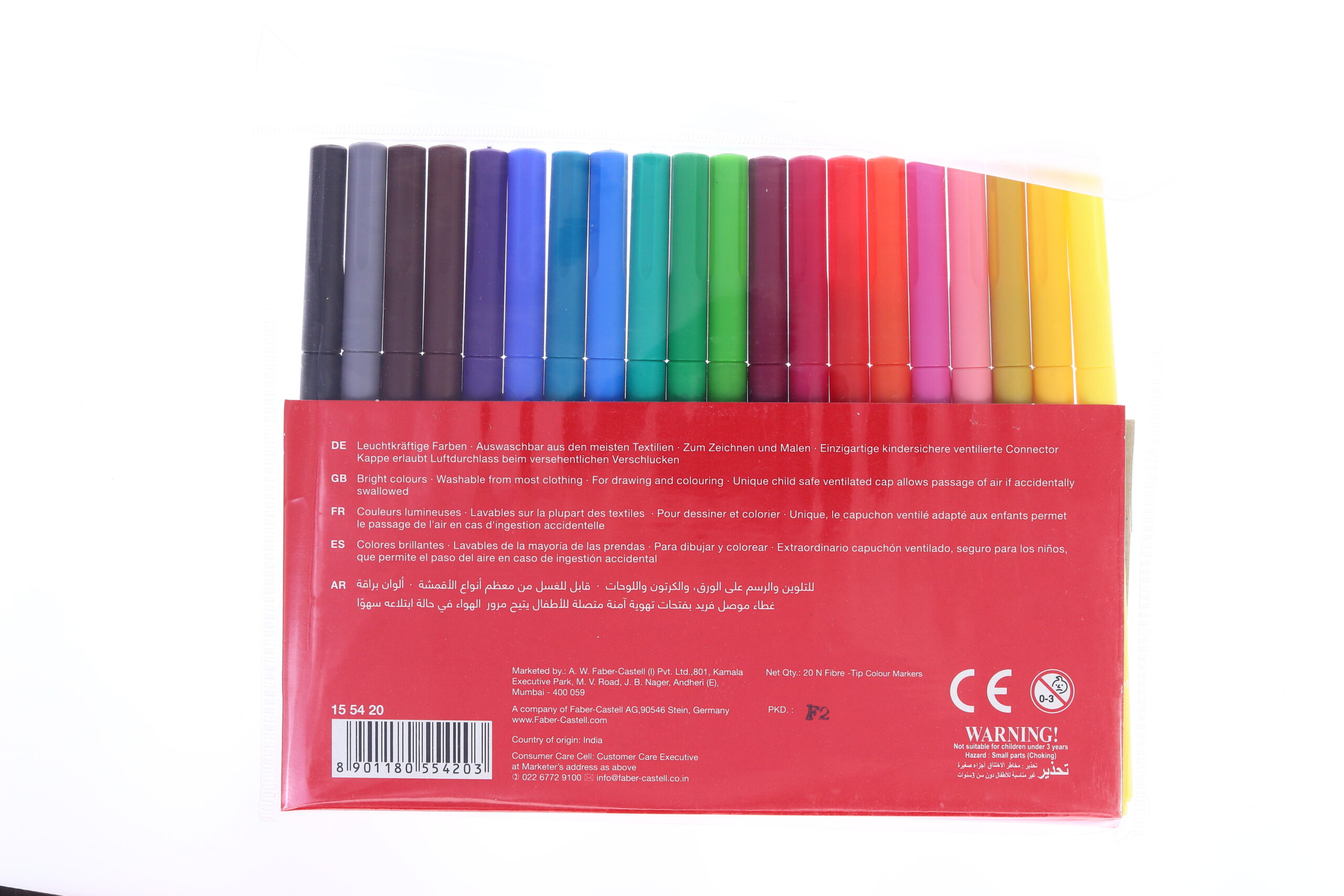 ماژیک رنگ آمیزی 20 رنگ فابر کاستل FABERCASTELL (2)