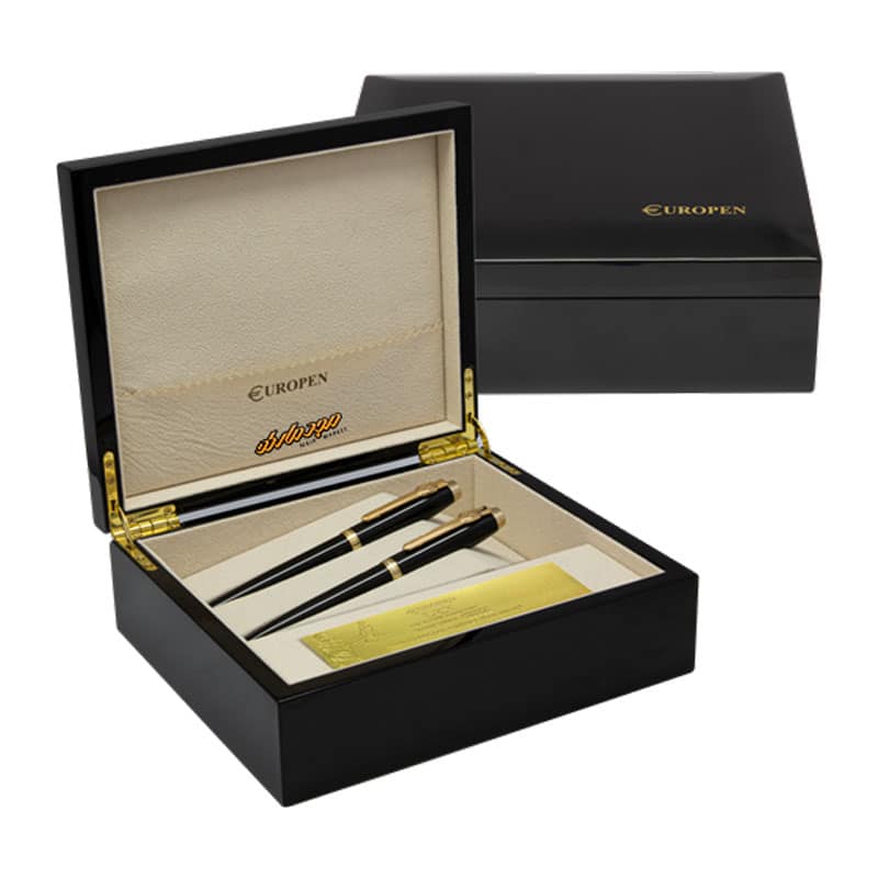 ست خودکار خودنویس مشکی یوروپن مدل LEX (2)