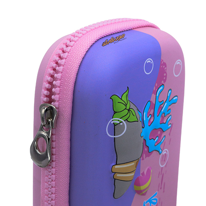 جامدادی صورتی طرح پری دریایی برجسته 6532 (7)