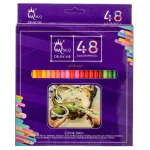 مداد رنگی 48 رنگ مقوایی ام کیو (5)