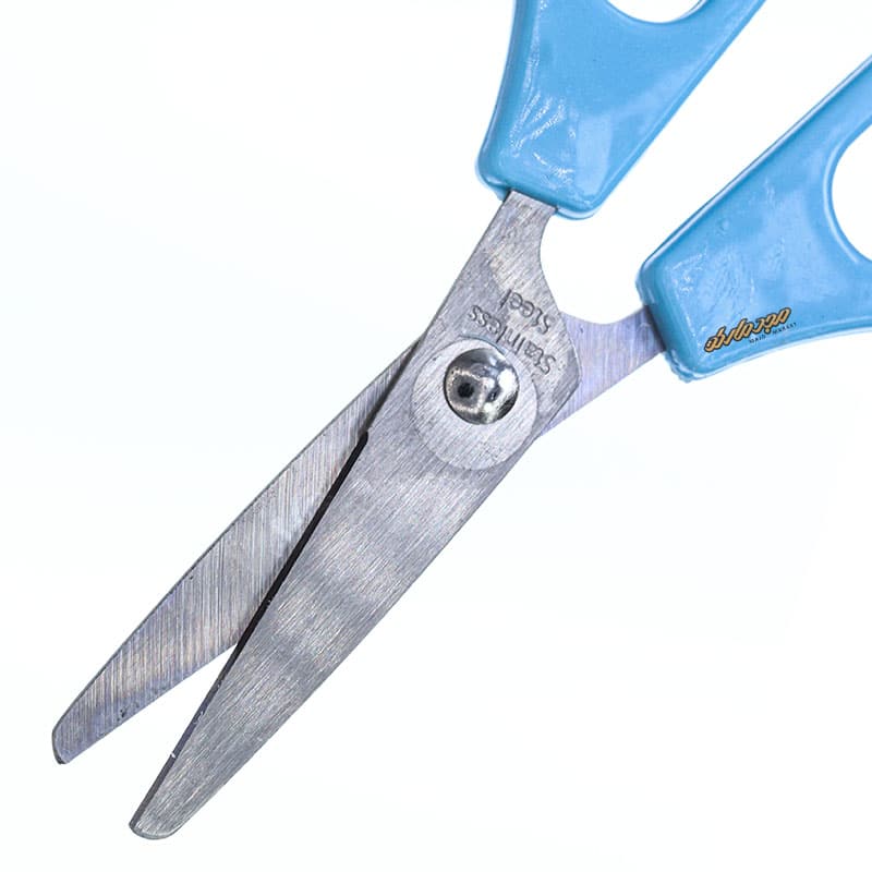 قیچی فانتزی غلاف دار آبی کیکو کد 371 (1)