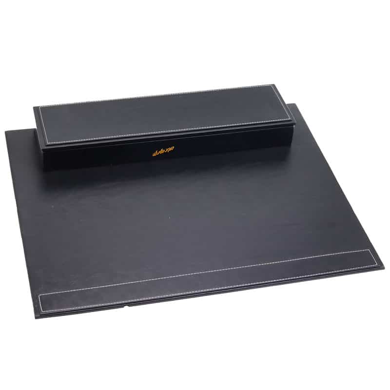 سرویس اداری رومیزی کد 5 مشکی چرم چوب (11)