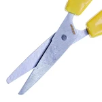 قیچی فانتزی غلاف دار زرد طرح آناناس کیکو کد 571 (1)