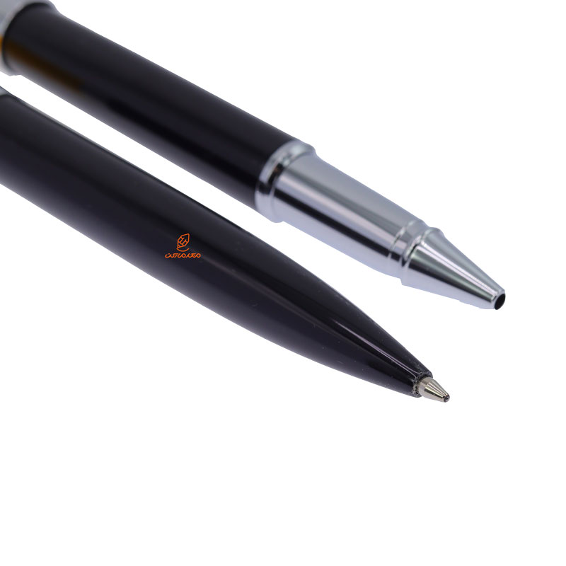 ست خودکار و روان نویس مشکی زرد یوروپن مدل LAST (12)