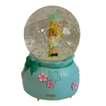 گوی فانتزی موزیکال آبی طرح دختر و شاخه گل (4)