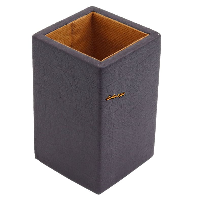 سرویس اداری رومیزی کد 4 قهوه ای سوخته چرم چوب (5)