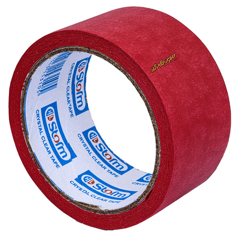 چسب کاغذی پهن قرمز HL-169 استورم