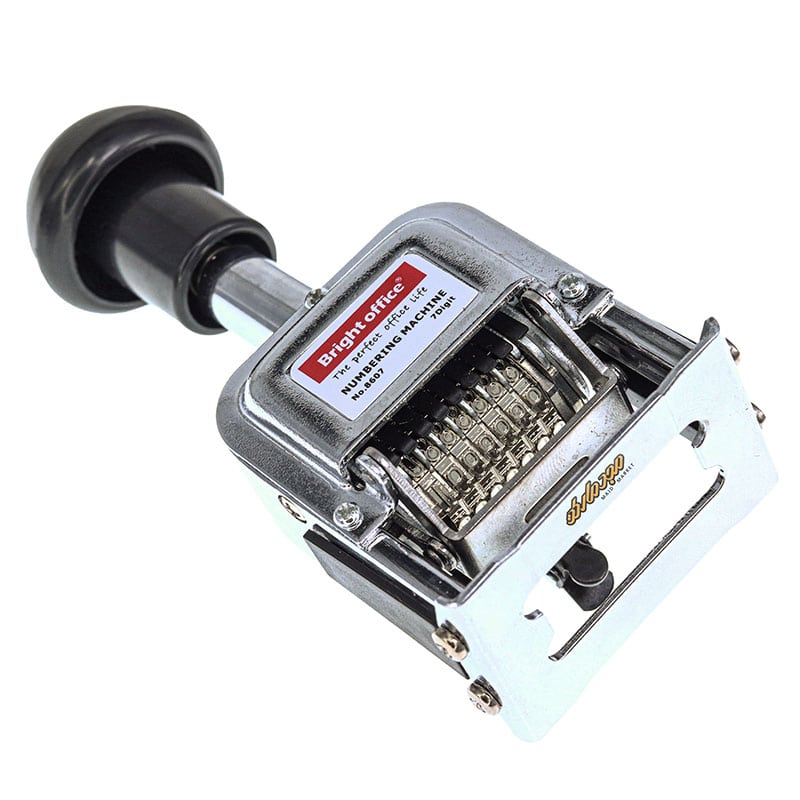 مهر شماره زن (نمراتور) 7رقم اتوماتیک لاتین مدل BRIGHT OFFICE 8607 (4)