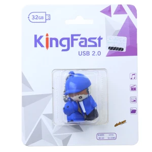 فلش 32 گیگابایت فانتزی طرح پسر و سگ کینگ فست KING FAST