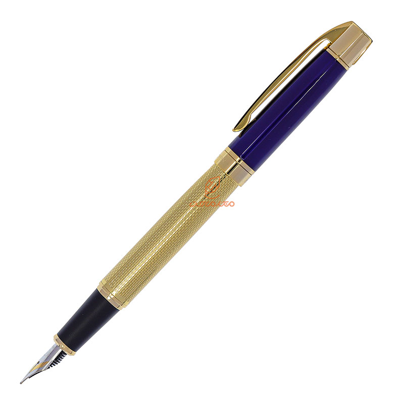 خودنویس طلایی سرمه ای یوروپن مدل CLAN (3)