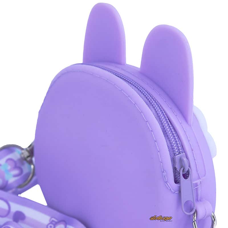 کیف سیلیکونی یاسی طرح خرگوش گل دار (1)