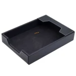 سرویس اداری رومیزی کد 5 مشکی چرم چوب (6)