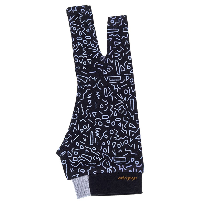 دستکش طراحی طرح دار جئو متریک LARGE دو انگشتی (4)