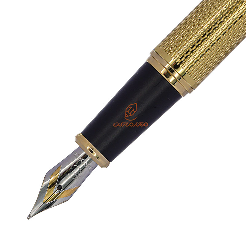 خودنویس طلایی سرمه ای یوروپن مدل CLAN (4)