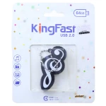 فلش 64 گیگابایت فانتزی طرح نوت موسیقی کینگ فست KING FAST