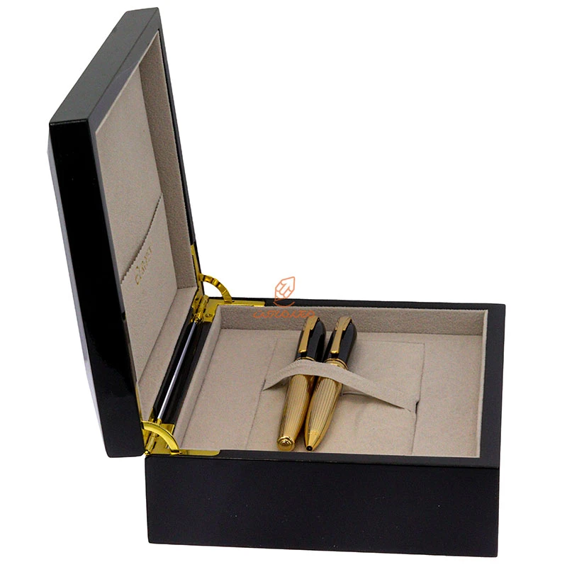 ست خودکار خودنویس نیمه مشکی طلایی یوروپن مدل FORT (19)
