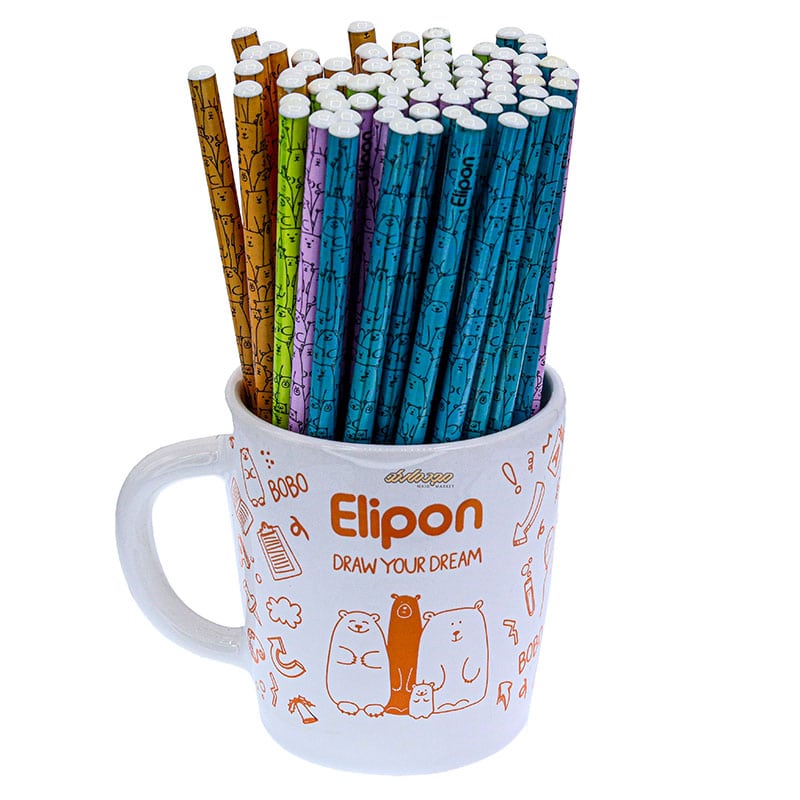 مداد مشکی + ماگ مدل BOBO الیپون (3)