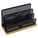 سرویس اداری رومیزی چوب و فلز کرمی کد 8 شهاب تحریر (9)