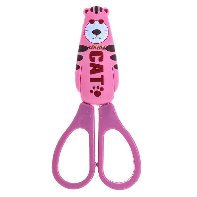 قیچی فانتزی غلاف دار صورتی کیکو کد 371