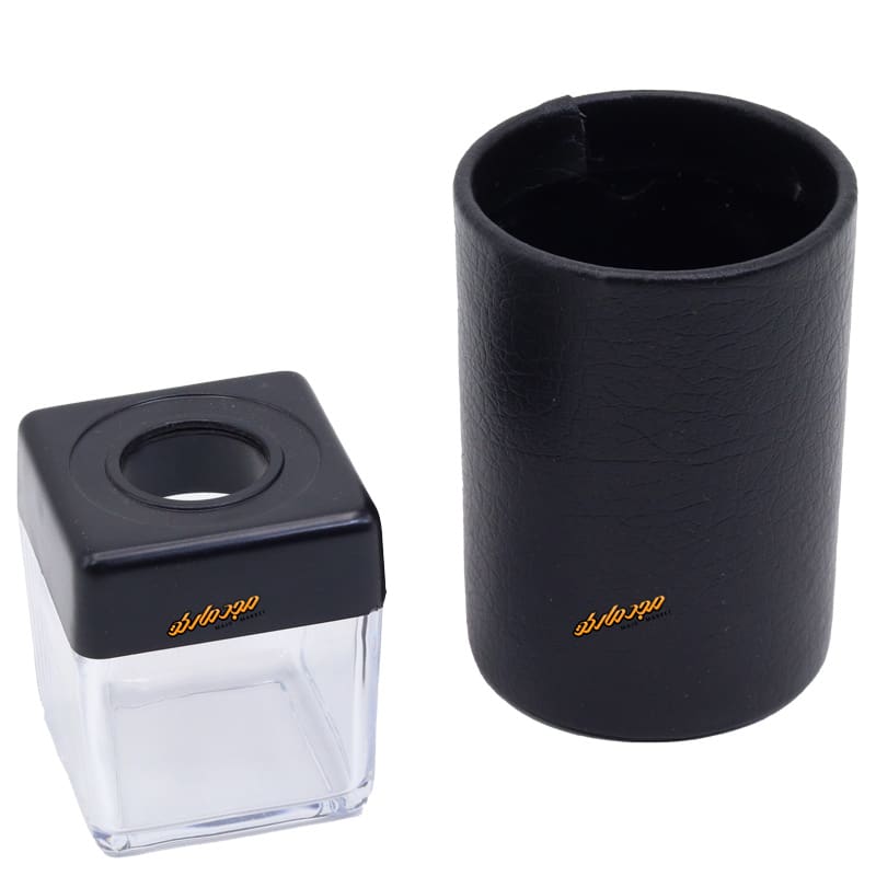 سرویس اداری رومیزی کد 3 مشکی چرم چوب (4)