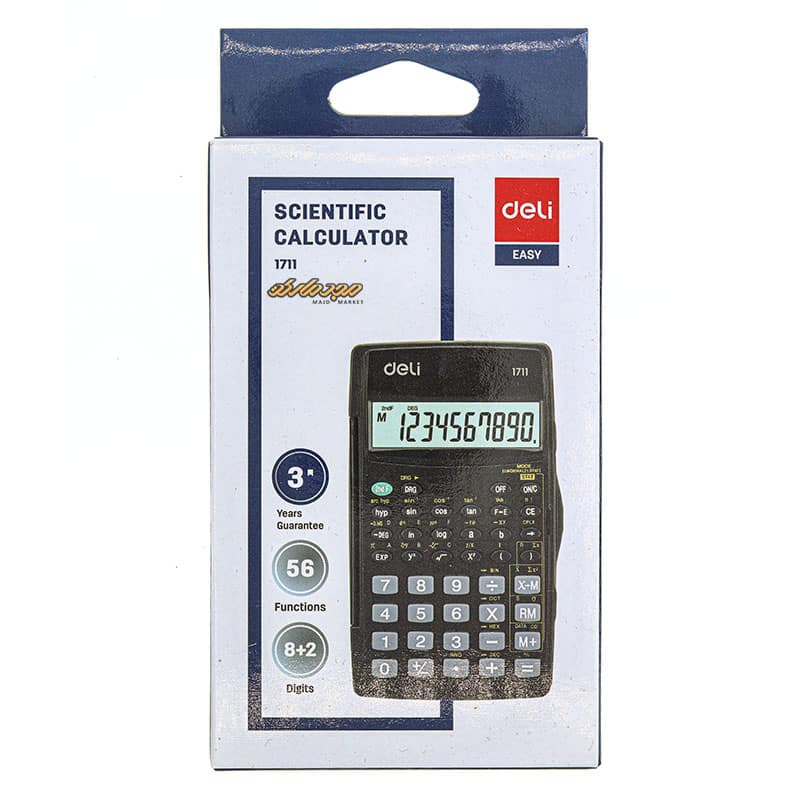 ماشین حساب 10 رقم مهندسی دلی مدل deli 1711