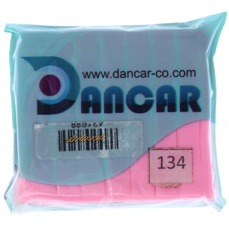 خمیر فیمو پلیمری حرارتی صورتی کد 134 دانکار