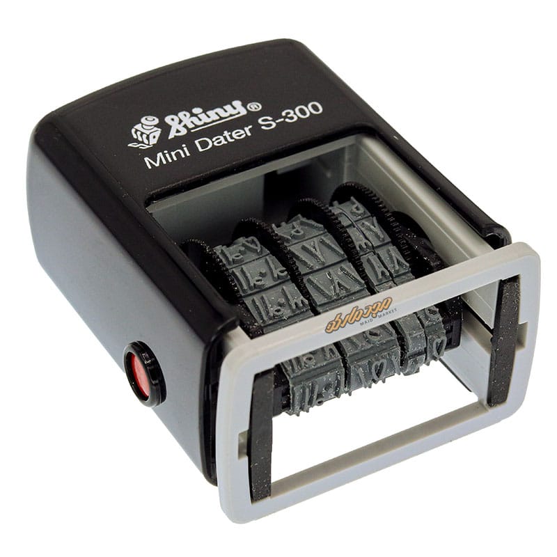 دستگاه مهر تاریخ زن شاینی مشکی مدل S-300 (1)
