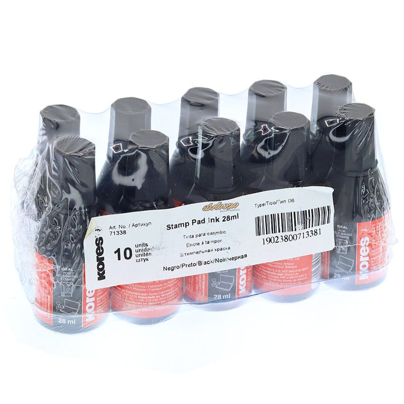 جوهر استامپ مشکی روغنی KORES (1)