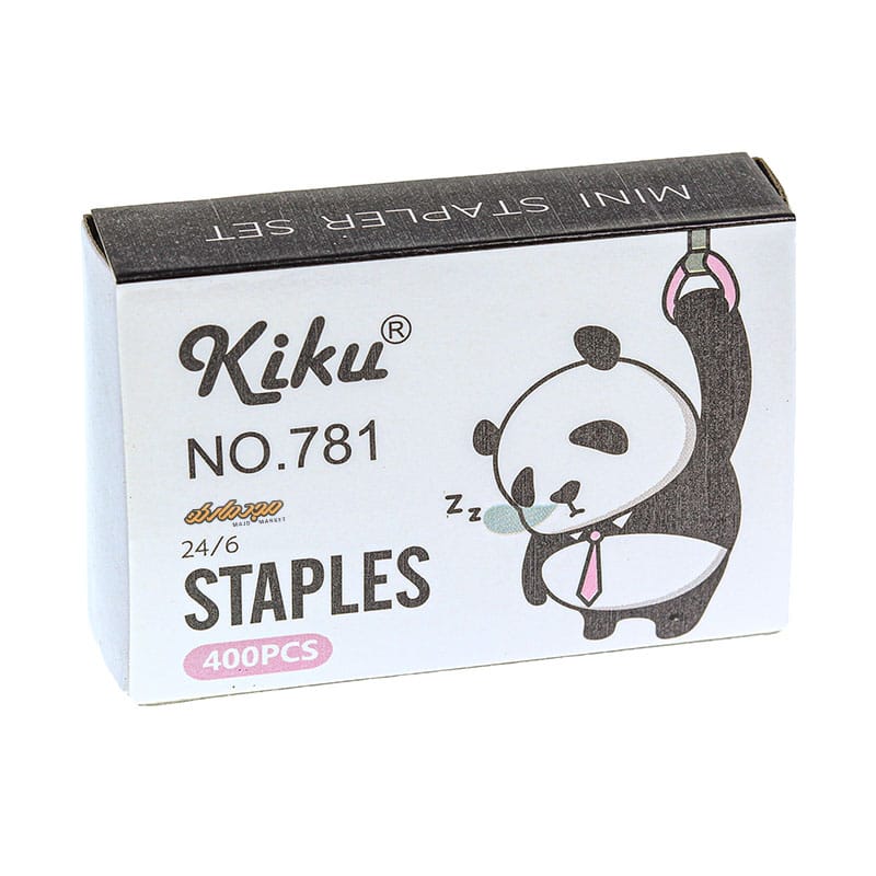 ست منگنه و سوزن آبی طرح پاندا کیکو 781 (2)